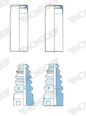Stofkap, schokdemper Monroe PK502
