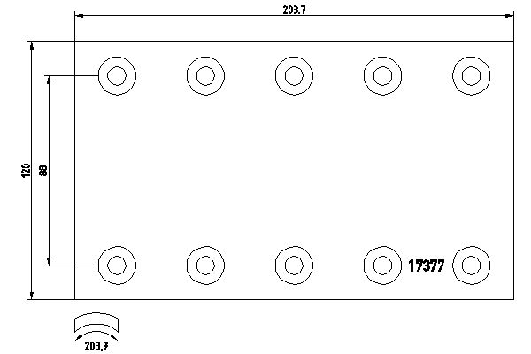 Remtrommel Textar 1737707