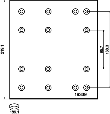 Remtrommel Textar 1933901