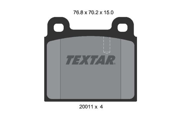 Remblokset Textar 2001102