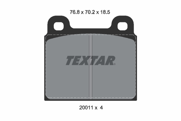 Remblokset Textar 2001108