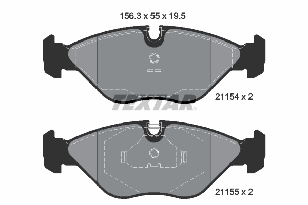 Remblokset Textar 2115402