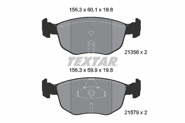 Remblokset Textar 2135803