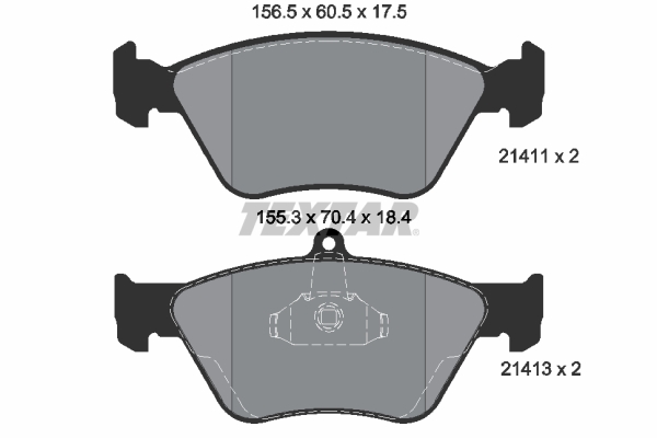 Remblokset Textar 2141101