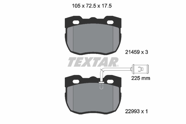 Remblokset Textar 2145905