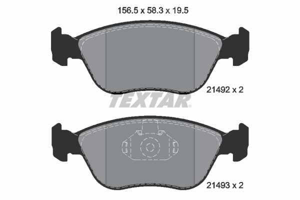 Remblokset Textar 2149201