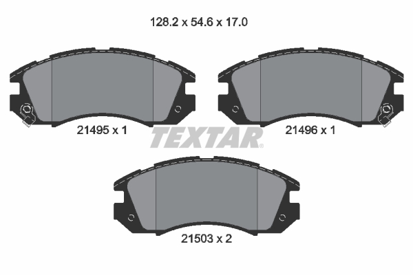 Remblokset Textar 2149501