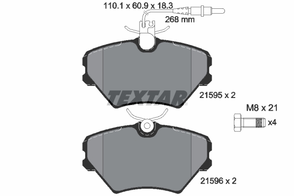 Remblokset Textar 2159502