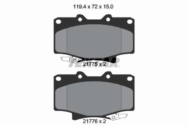 Remblokset Textar 2177501