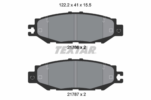 Remblokset Textar 2178601