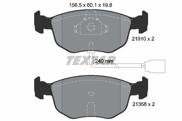 Remblokset Textar 2191003