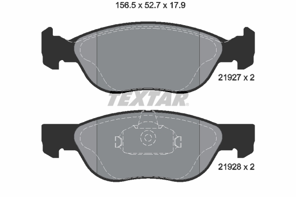 Remblokset Textar 2192703