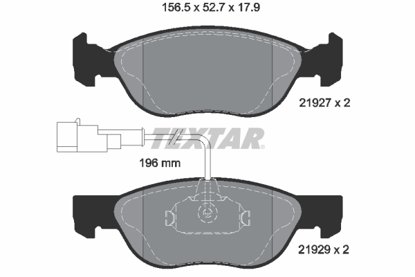 Remblokset Textar 2192901