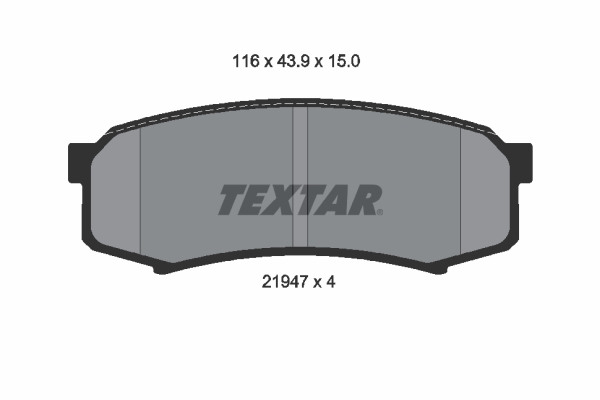 Remblokset Textar 2194701