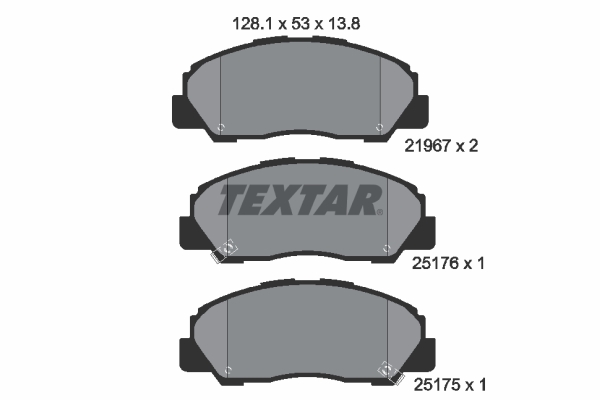 Remblokset Textar 2196701