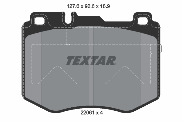 Remblokset Textar 2206101