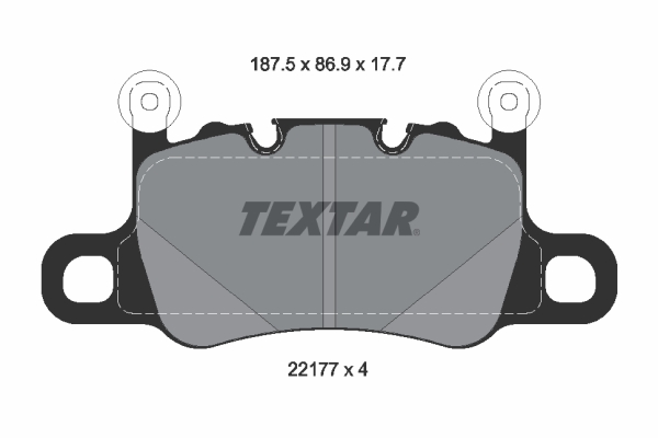 Remblokset Textar 2217701