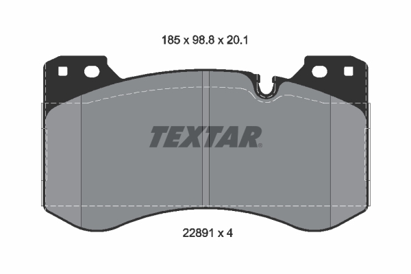 Remblokset Textar 2289101