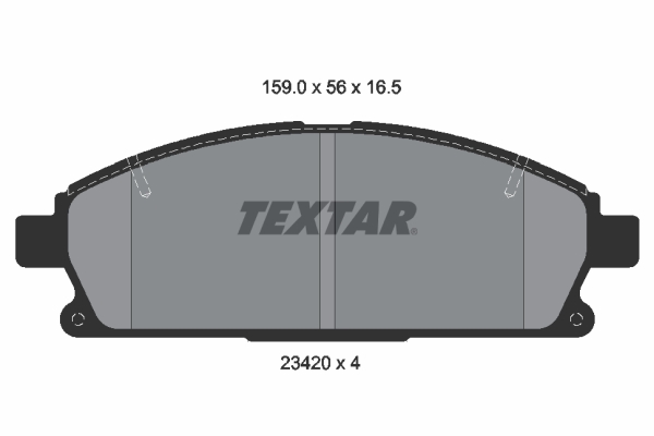 Remblokset Textar 2342004