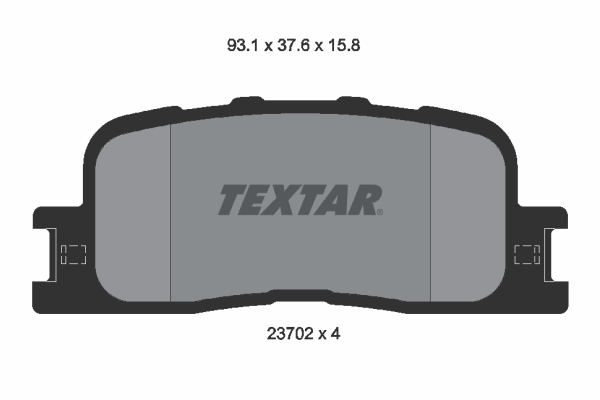 Remblokset Textar 2370201