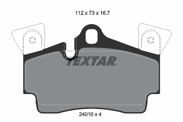 Remblokset Textar 2401001