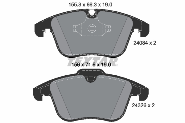 Remblokset Textar 2408401