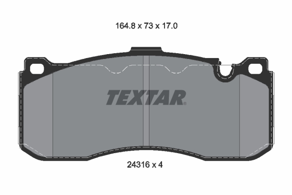 Remblokset Textar 2431601