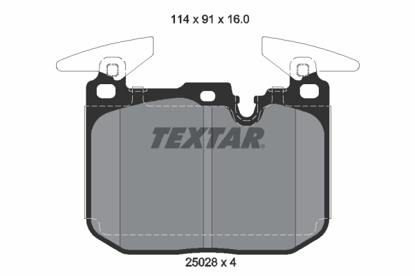 Remblokset Textar 2502807