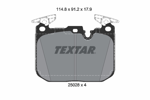 Remblokset Textar 2502805