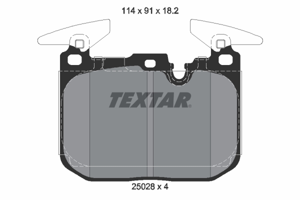 Remblokset Textar 2502801