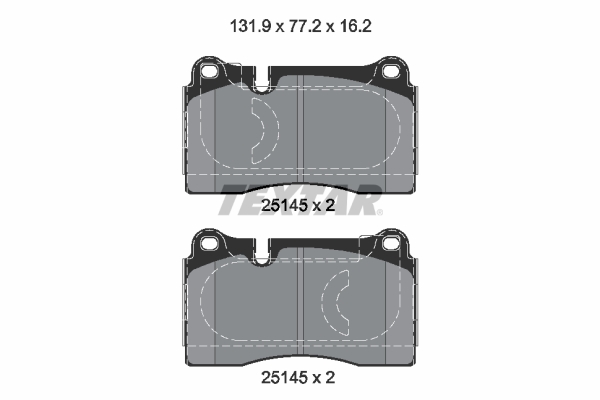 Remblokset Textar 2514501