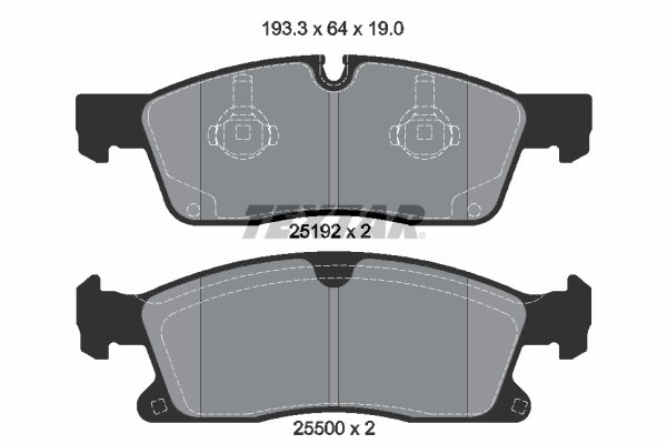 Remblokset Textar 2519201