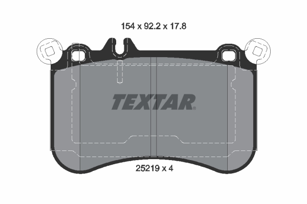 Remblokset Textar 2521902