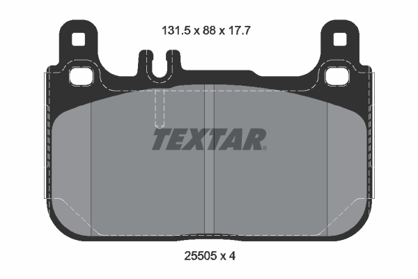 Remblokset Textar 2550501