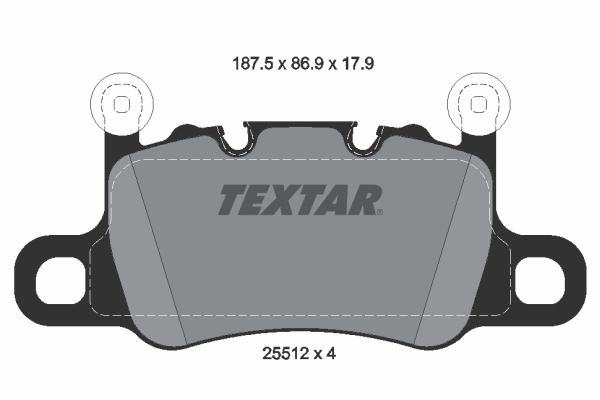 Remblokset Textar 2551205