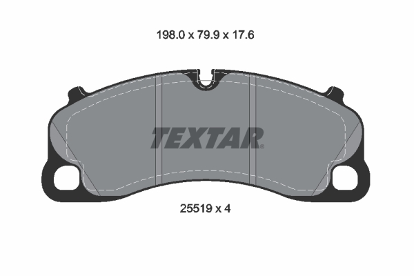 Remblokset Textar 2551901