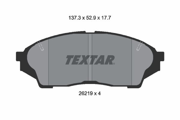 Remblokset Textar 2621901