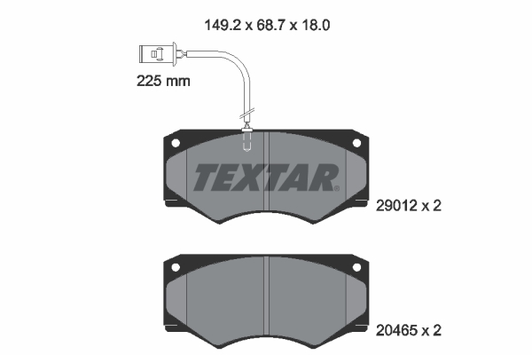 Textar Remblokset 2901201