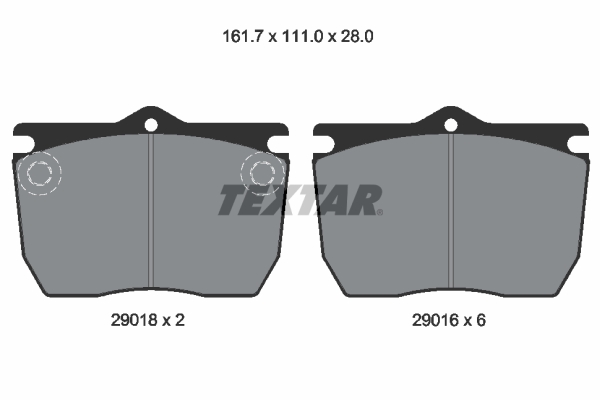 Textar Remblokset 2901602