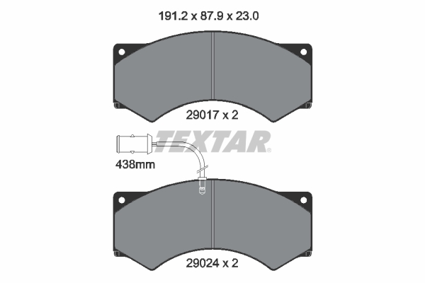 Textar Remblokset 2901704