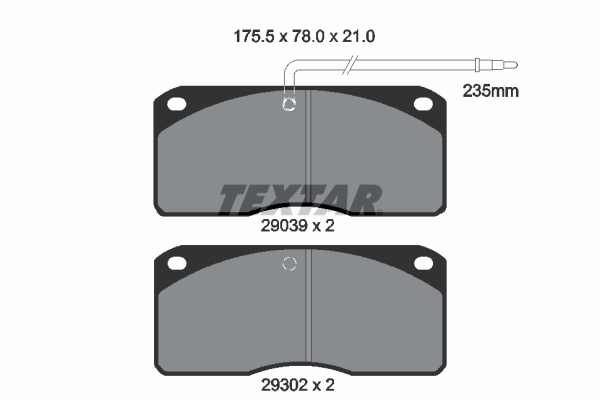 Textar Remblokset 2903902