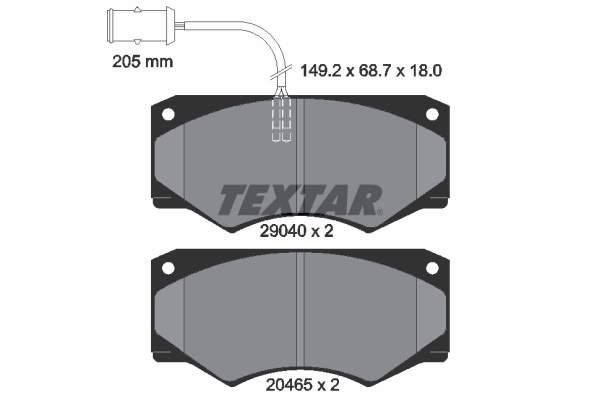 Textar Remblokset 2904001