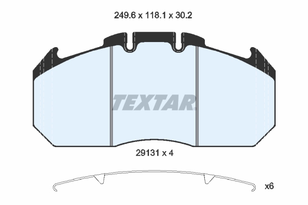 Textar Remblokset 2913103