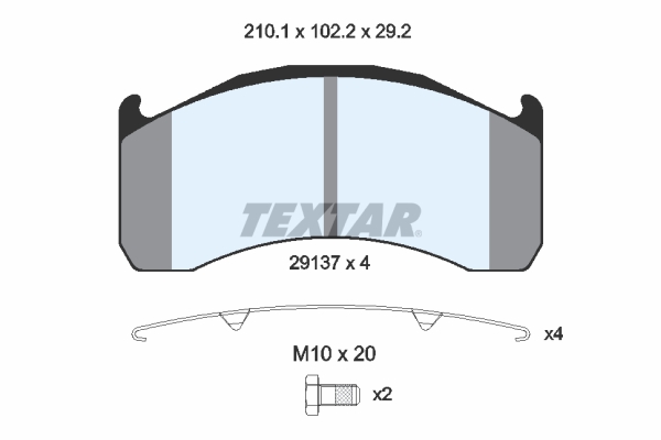 Textar Remblokset 2913706