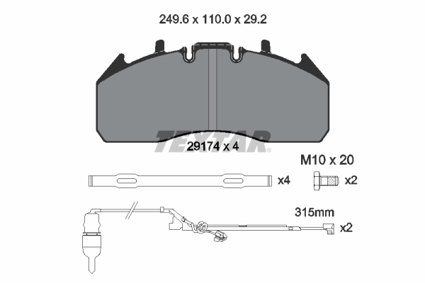 Textar Remblokset 2917403