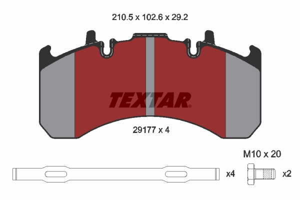 Textar Remblokset 2917704