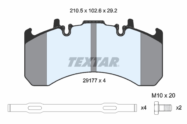 Textar Remblokset 2917705