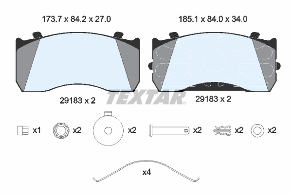 Textar Remblokset 2918301