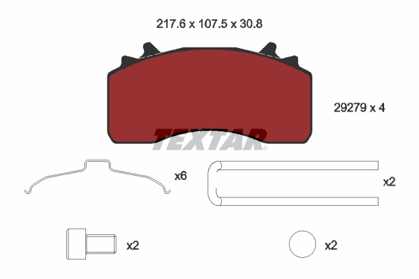 Textar Remblokset 2927901