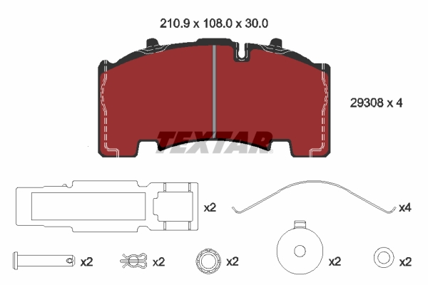 Textar Remblokset 2930801